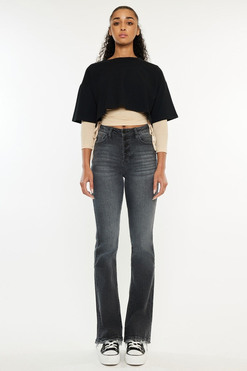 High Rise Bootcut Jeans