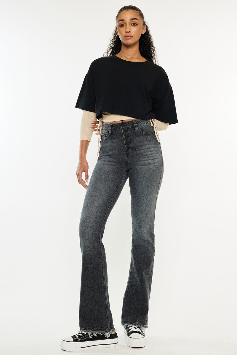High Rise Bootcut Jeans