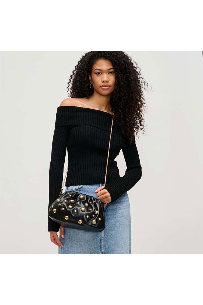 Beckette Studded Crossbody