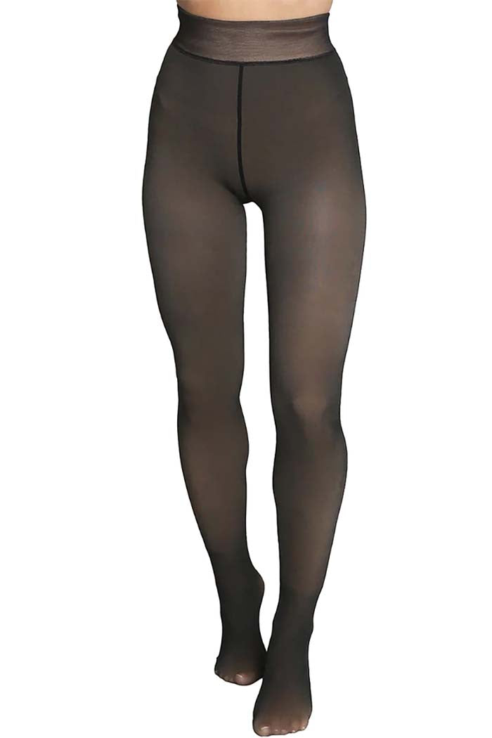 Sheer Fleece Lined Pantyhose Tights