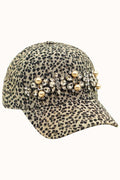 Bejeweled Bling Glitz Leopard Cap
