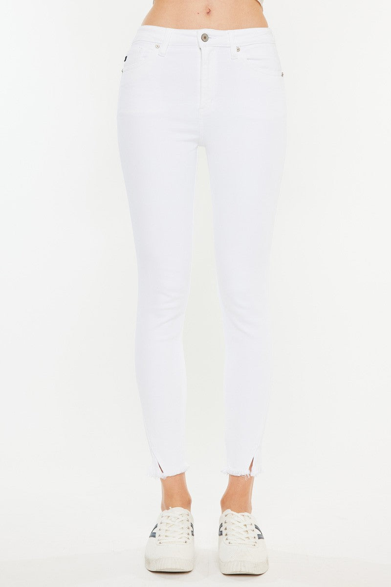 High Rise Ankle Skinny Jeans