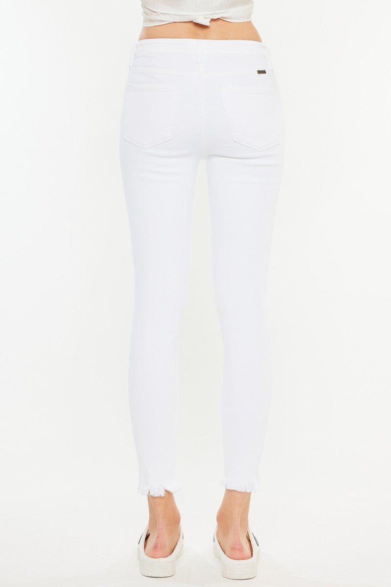 High Rise Ankle Skinny Jeans