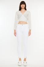 High Rise Ankle Skinny Jeans