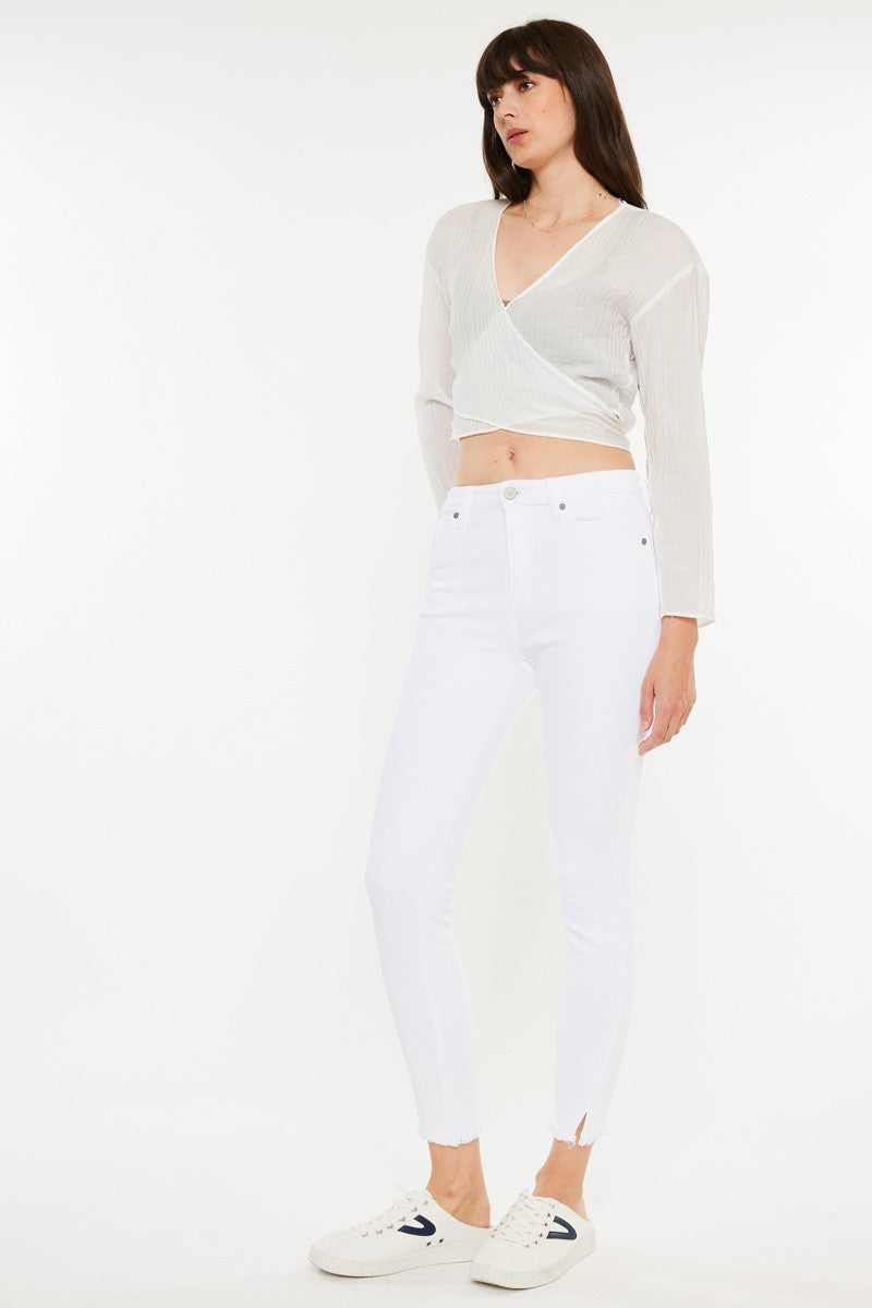 High Rise Ankle Skinny Jeans