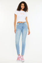 Mid Rise Super Skinny Jeans