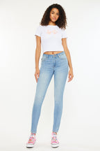 Mid Rise Super Skinny Jeans
