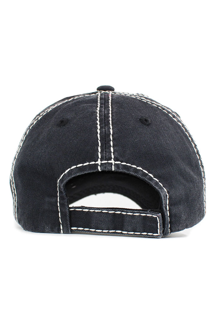 Best Cat Mom Ever Vintage Ballcap