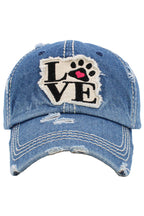 Paw Love Vintage Ballcap