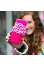 Cozy Cupcake  Valentine's Socks