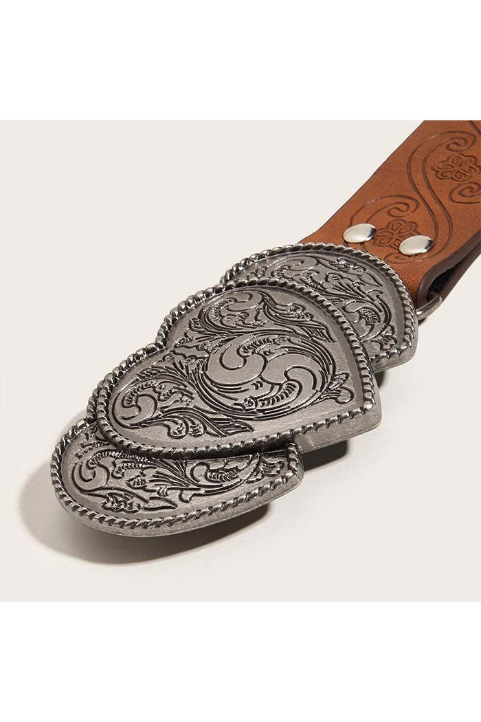 Vintage Printed Pin Buckle Belt