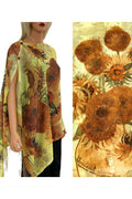 Art Design Cotton Touch Button Shawl