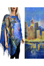 Art Design Cotton Touch Button Shawl