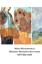 Sueded Art Design Reversible Shawls