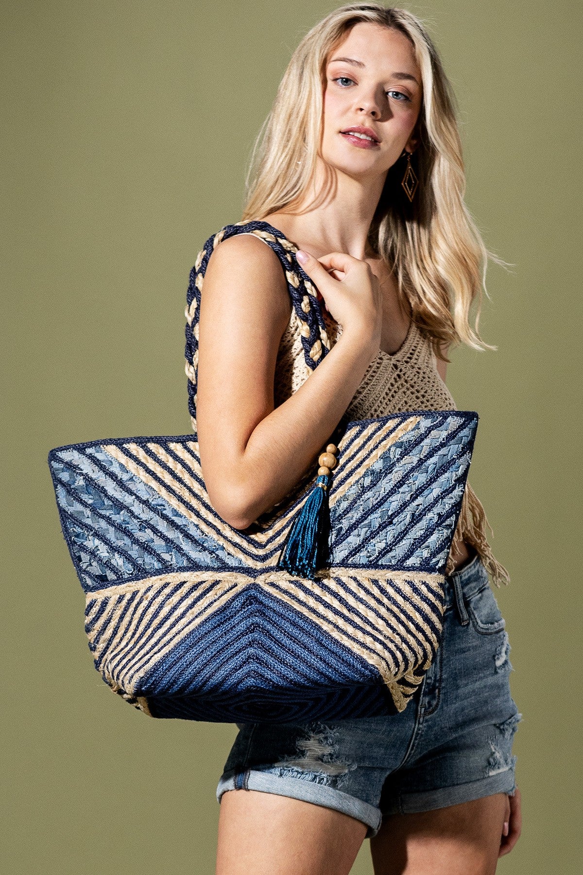 Kobe Jute Shoulder Bag