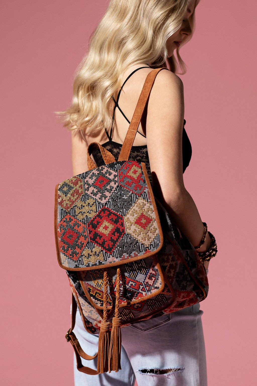 Bordeaux Handmade Backpack