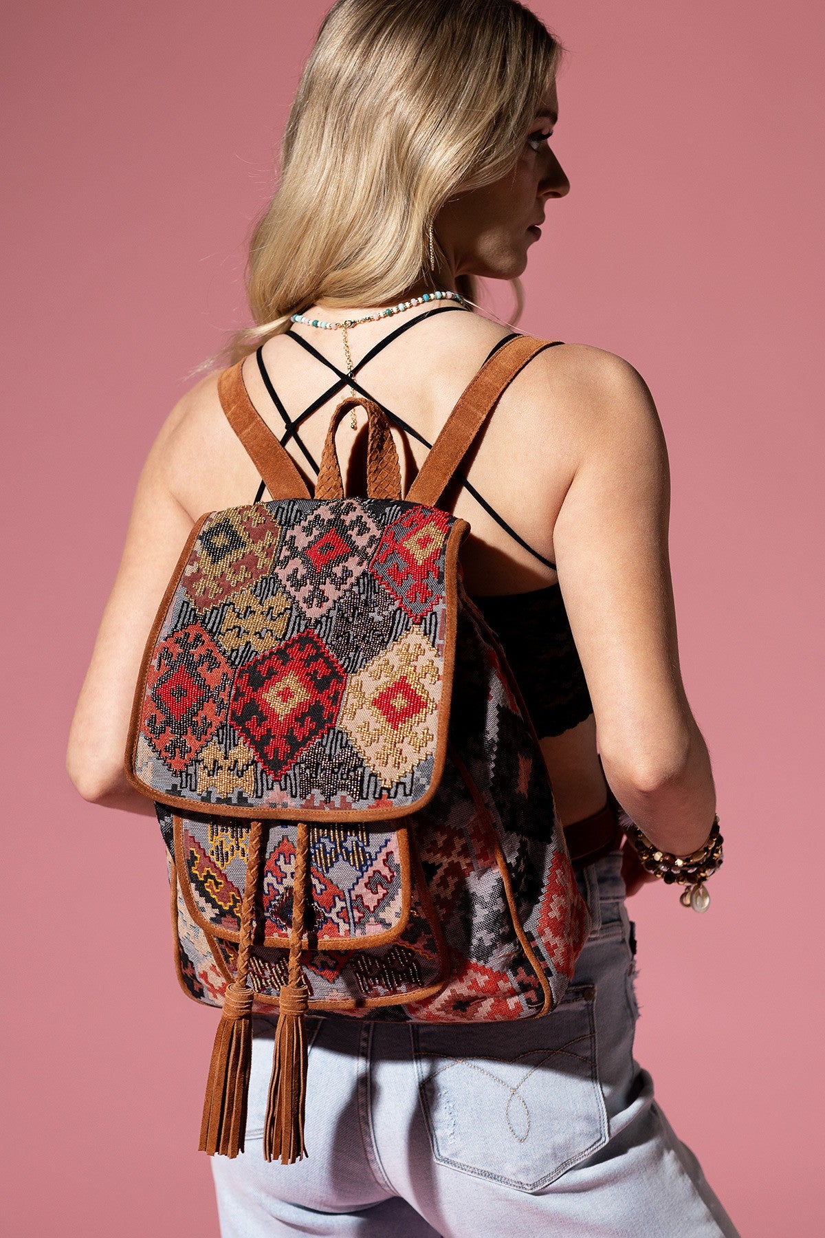 Bordeaux Handmade Backpack