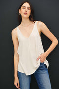 Soft Drape V-Neck Tank
