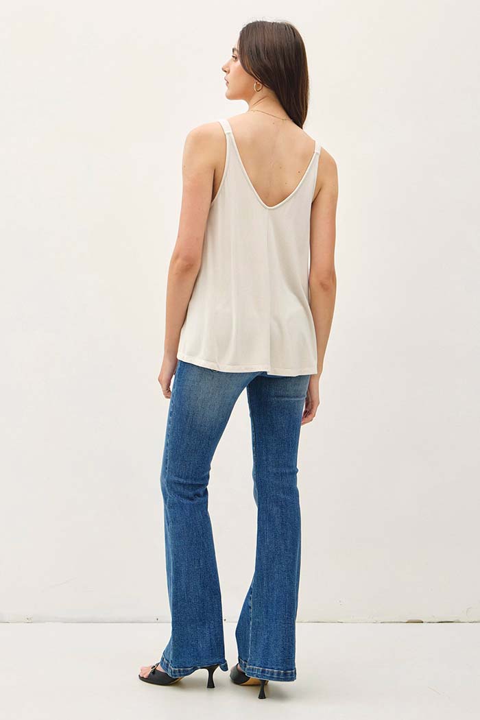 Soft Drape V-Neck Tank