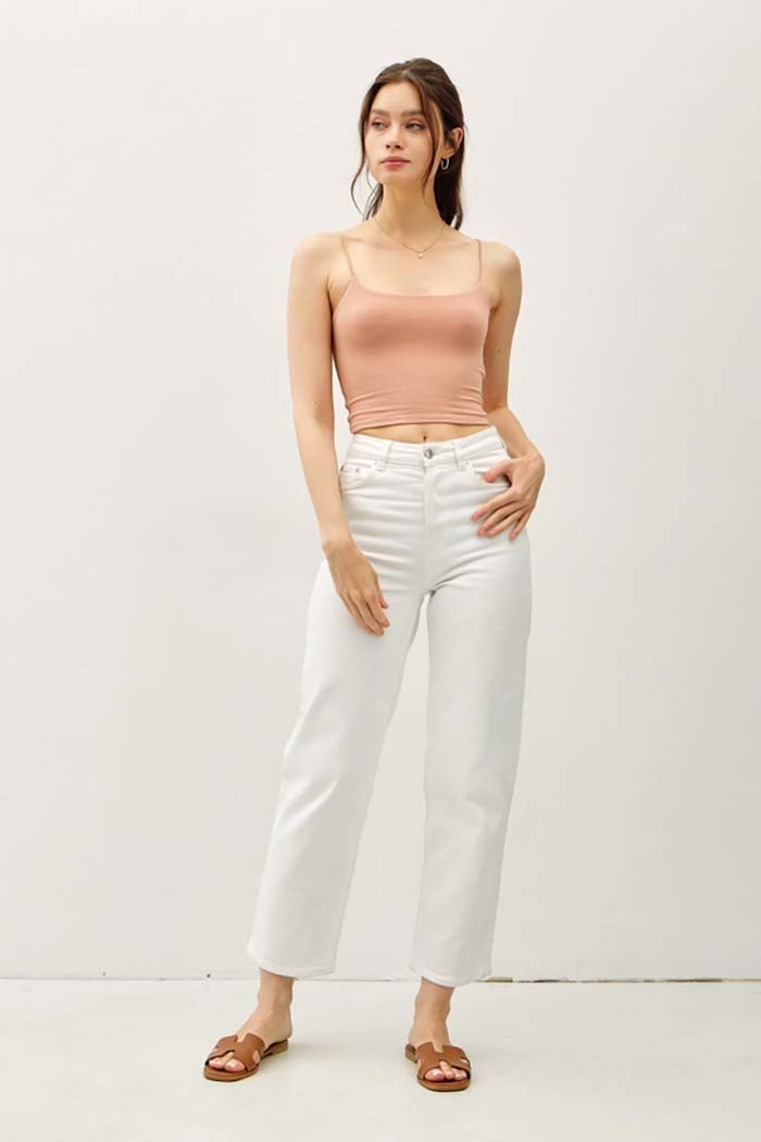 Cropped Spaghetti Tank