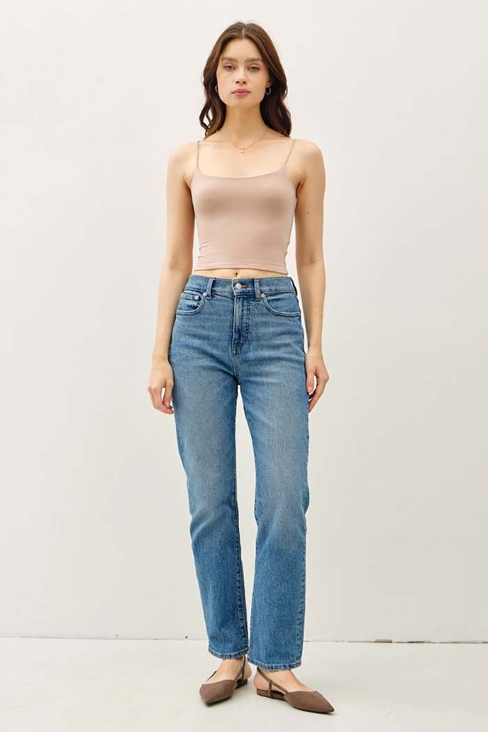 Cropped Spaghetti Tank