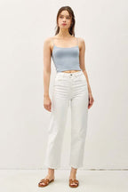 Cropped Spaghetti Tank