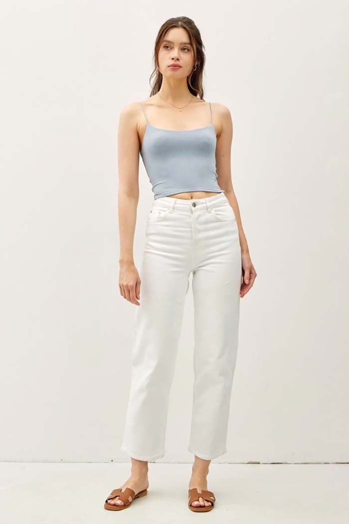 Cropped Spaghetti Tank