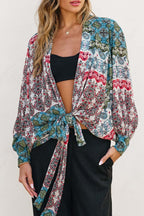 Sky Rider Tie Detail Kimono