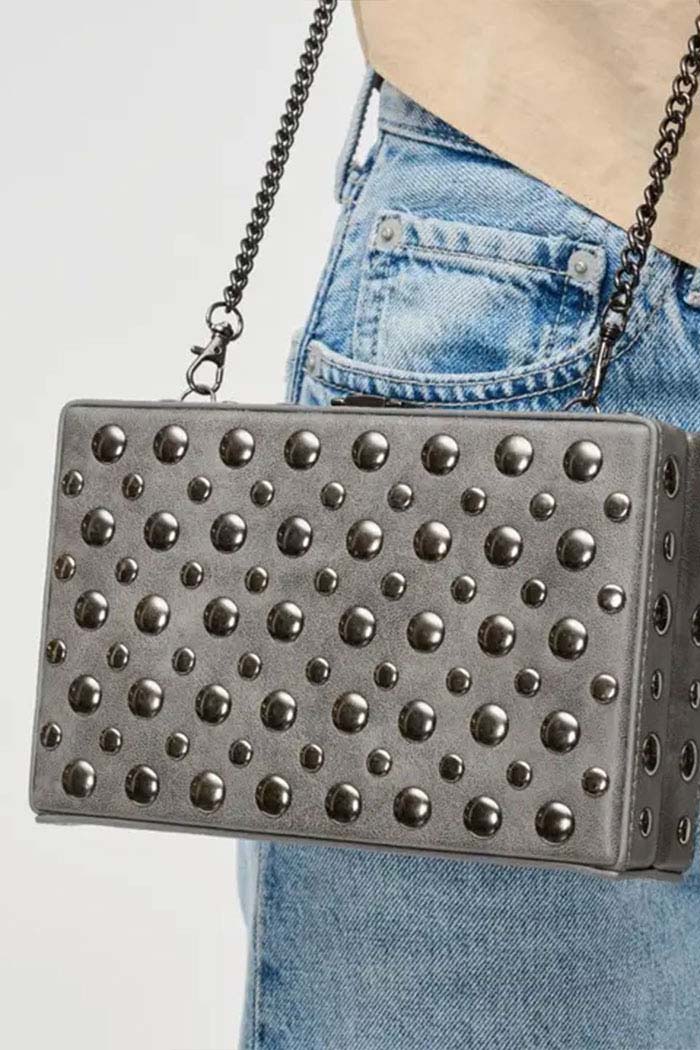 Desi Studded Clutch