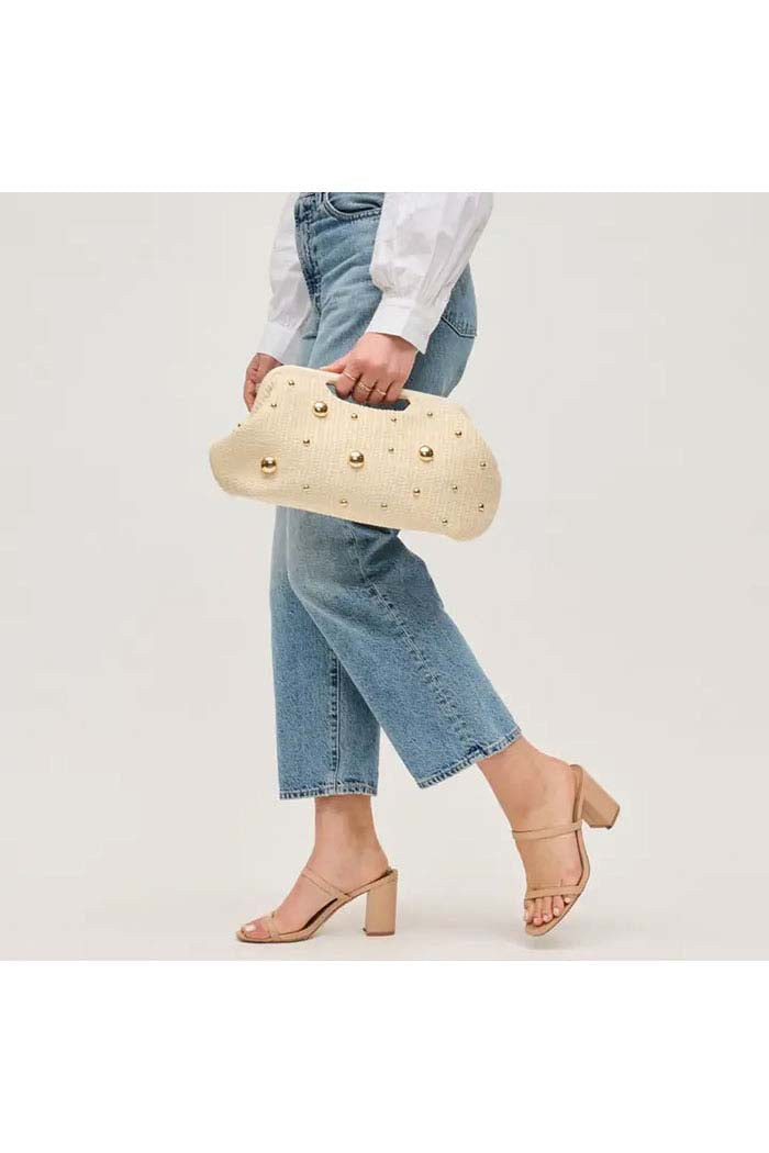 Mallory Studded Clutch