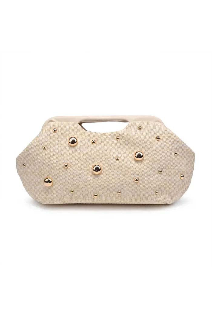 Mallory Studded Clutch