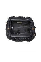 Tate Woven Frame Clutch