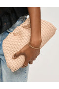 Tate Woven Frame Clutch