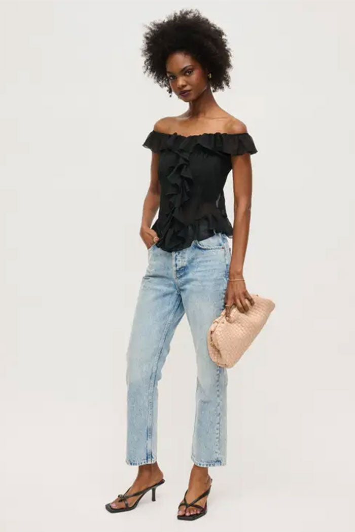 Tate Woven Frame Clutch