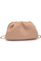 Tate Woven Frame Clutch