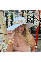 Shell Trim Wide Brim C.C Sun Hat