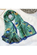 Color Plaid Satin Scarf