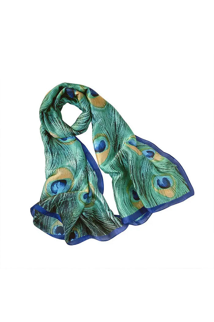 Color Plaid Satin Scarf