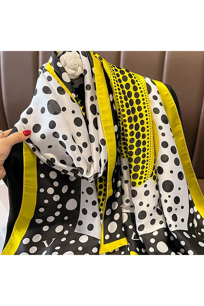 Polka Dot Long Scarf