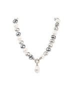 Neapolitan Glass Pearl Necklace
