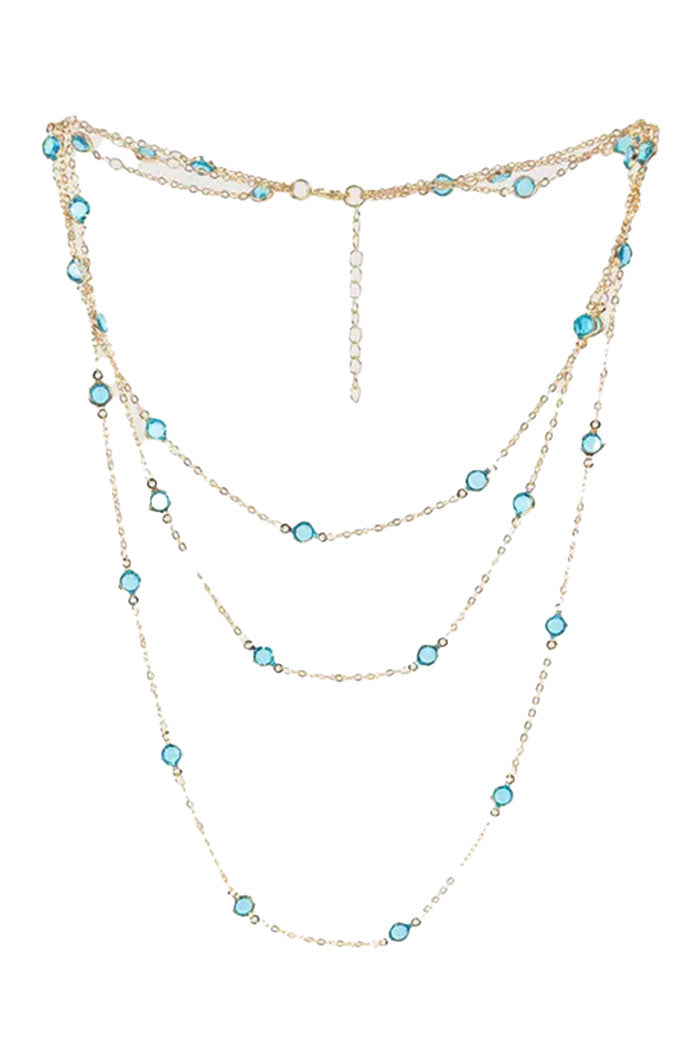 Glass Multi Layer Necklace