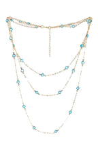 Glass Multi Layer Necklace