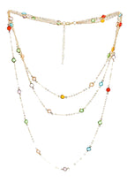 Glass Multi Layer Necklace