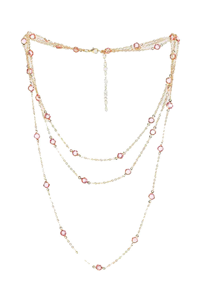 Glass Multi Layer Necklace