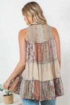 Boho Chic Patchwork Top