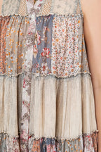 Boho Chic Patchwork Top