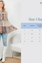 Boho Chic Patchwork Top
