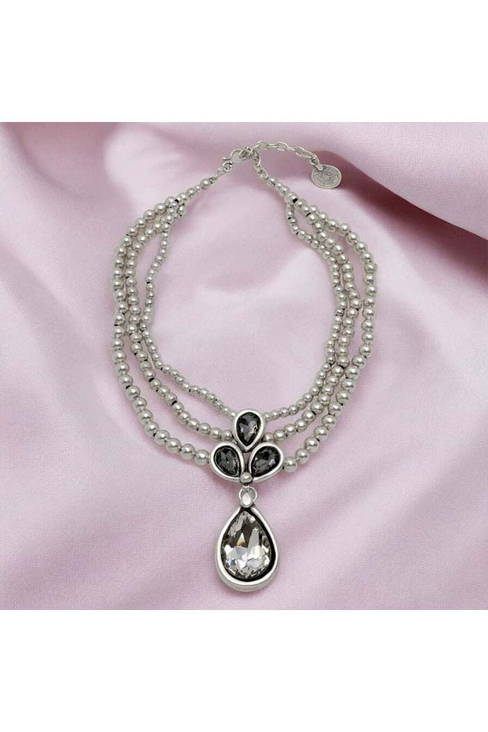 Crystal Teardrop Necklace