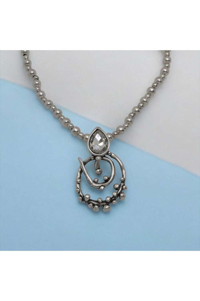 Crystal Swirl Necklace