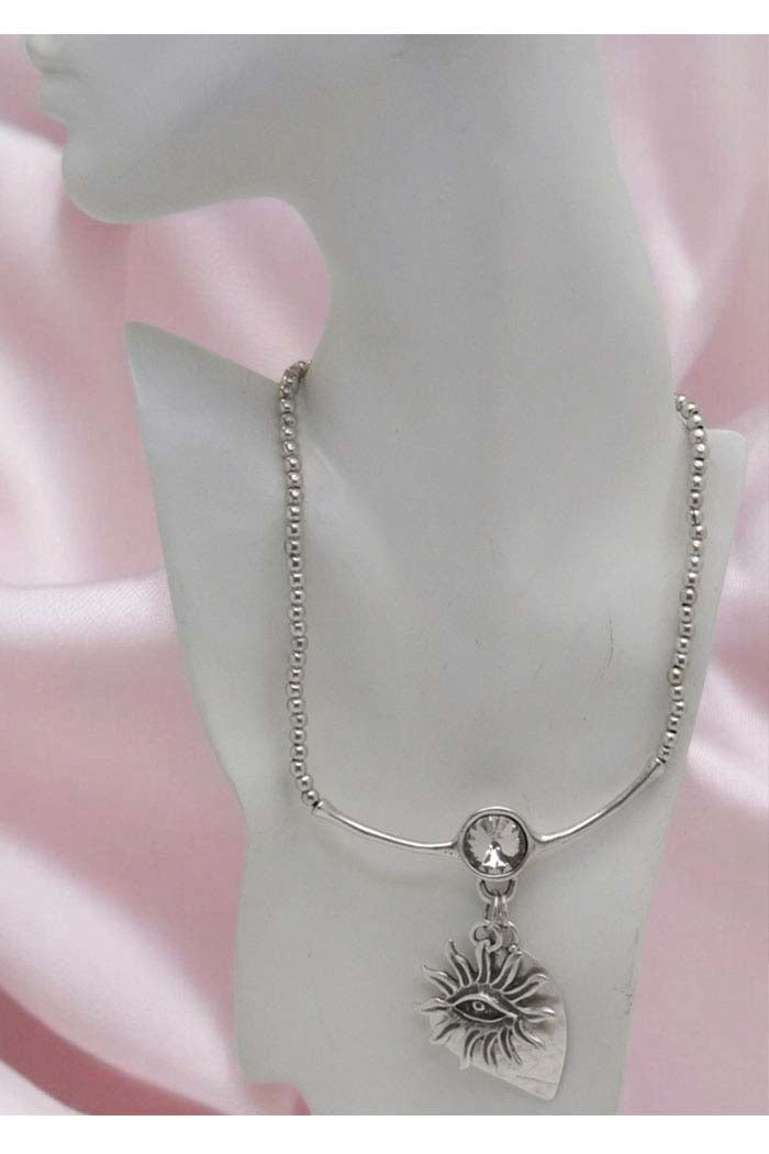 Sun Heart Necklace